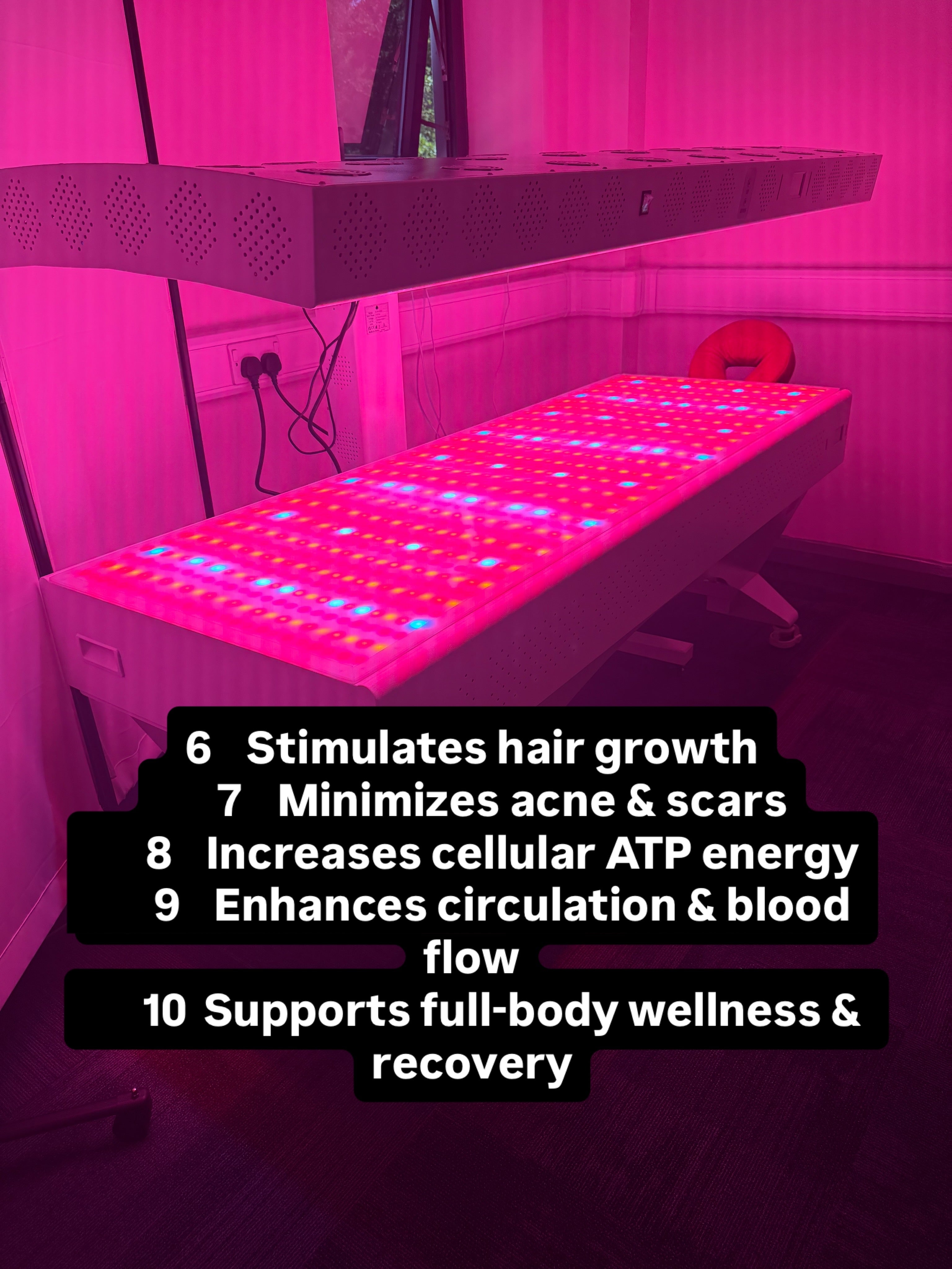 Clinical 10-Wavelength Full Spectrum Red Light Therapy Bed – Full Body Top & Bottom | High Power